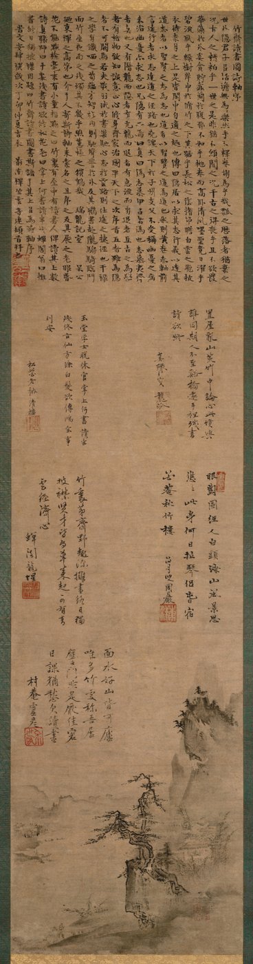 Paisaje (shihon bokuga tansai sansuizu) de Tenshō Shūbun